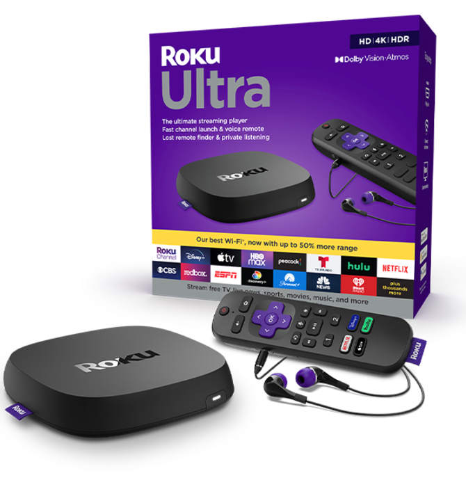 Roku Ultra, 4K, HDR & Dolbyvision