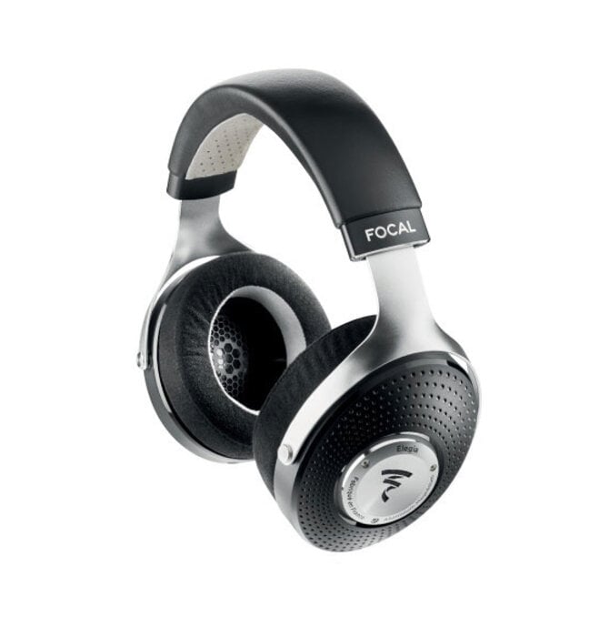 Focal - Elegia Audiophile Circum-Aural Closed-Back Over-Ear Headphones (Black/Silver) Showroom Demo