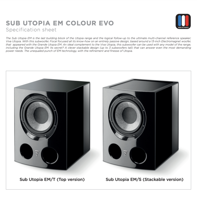 Sub Utopia EM Colour EVO