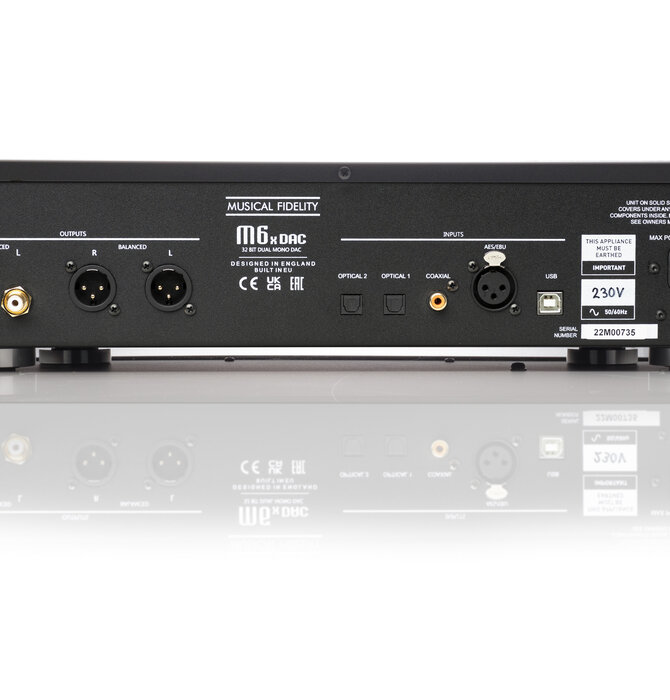 M6X Digital to Analog Converter / Headphone Amplifier