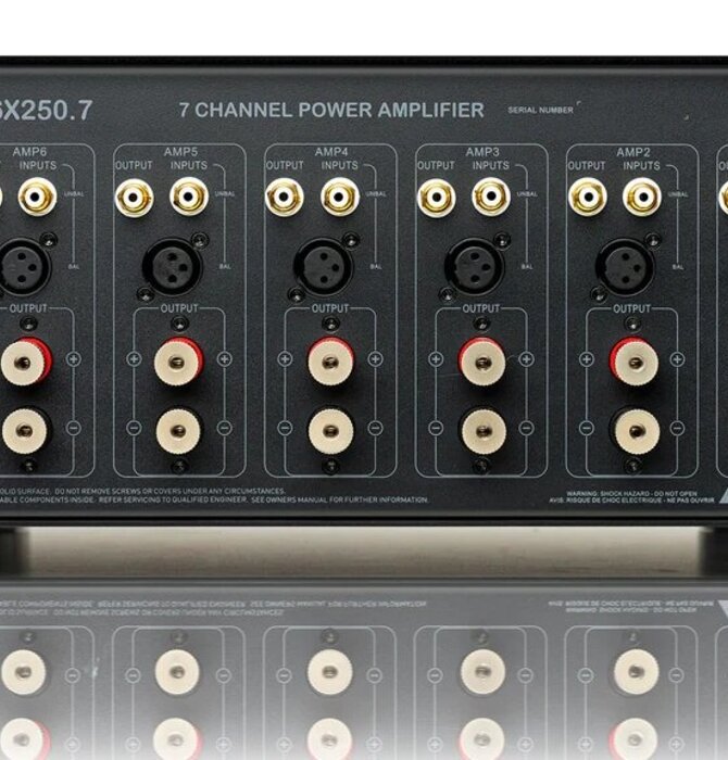 M6X 250.7 - 7 Channel Power Amplifier