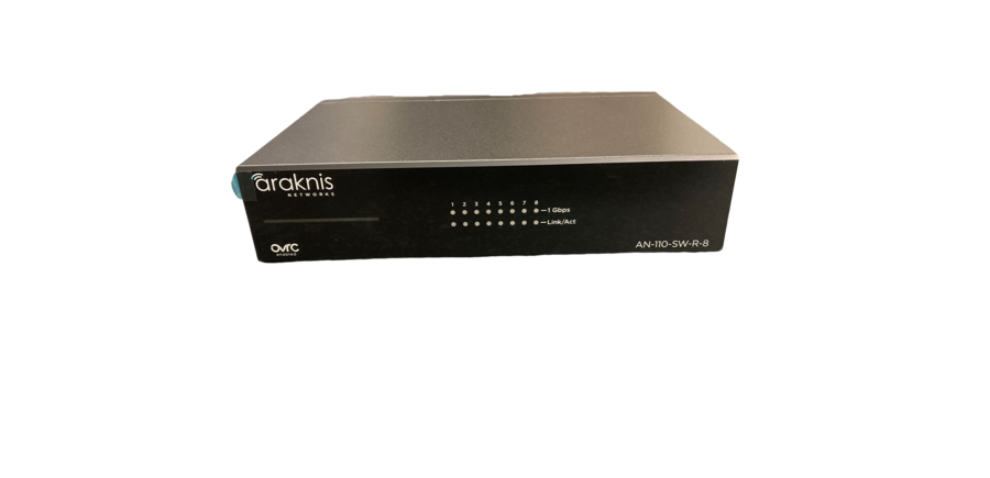 Araknis Networks® 110 Series Unmanaged+ Gigabit Switch with 8 Rear Ports