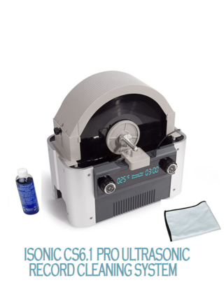 CS6.1-Pro Motorized Ultrasonic Vinyl Record Cleaner