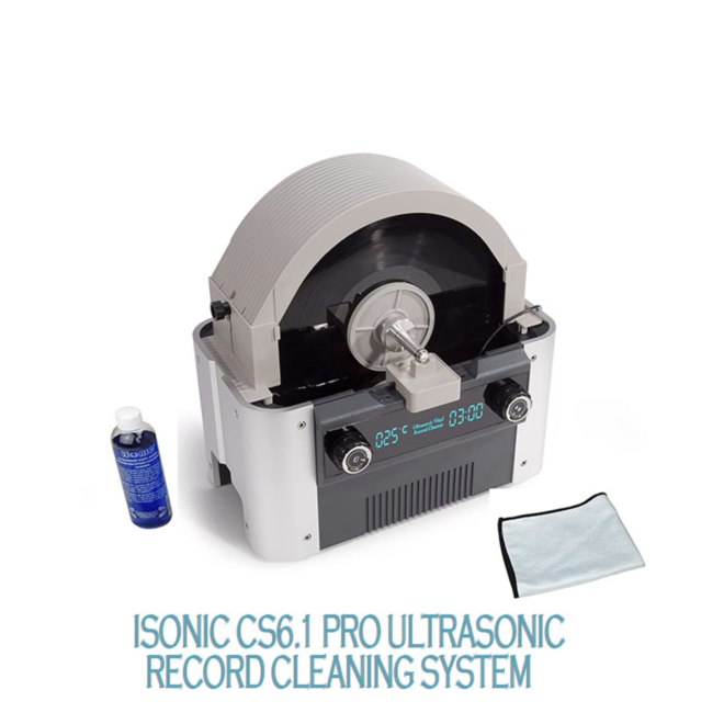 CS6.1-Pro Motorized Ultrasonic Vinyl Record Cleaner