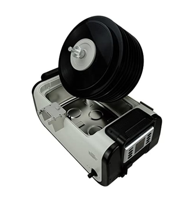 Motorized Ultrasonic Vinyl Record Cleaner, 110V  ( 10-Records )