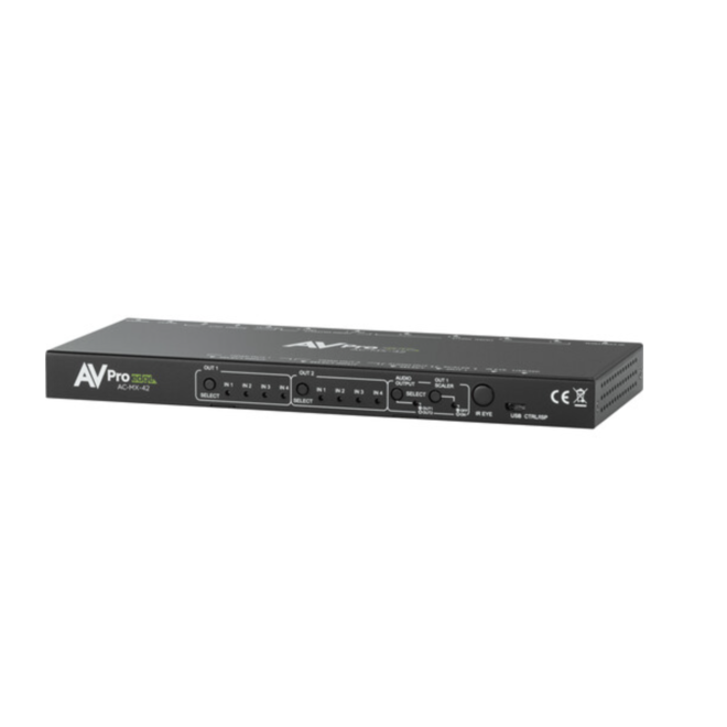 18Gbps 4K60 4:4:4 4x2 HDMI Matrix Switch, AC-MX-42