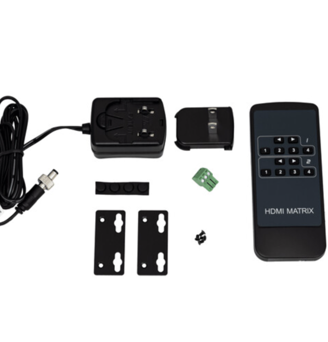 18Gbps 4K60 4:4:4 4x2 HDMI Matrix Switch, AC-MX-42