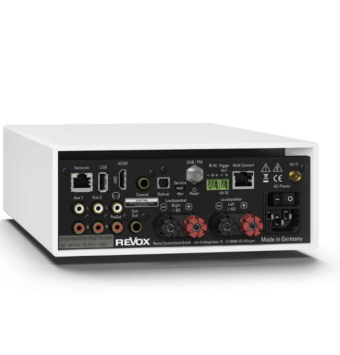 StudioMaster M500 Music Streamer with Built-In Amplifier
