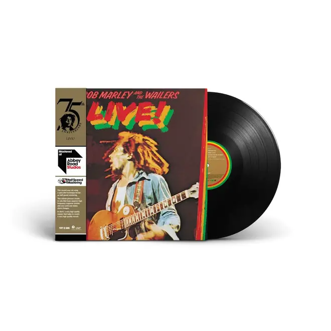 Bob Marley & The Wailers "Live" 75th Anniversary Mastered by Abbey Road Studios
