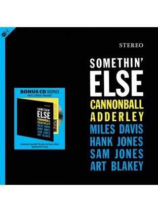 Cannonball Adderley "Something' Else" Limited 180 Gram Vinyl with Bonus CD