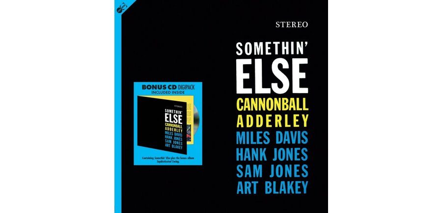 Cannonball Adderley "Something' Else" Limited 180 Gram Vinyl with Bonus CD