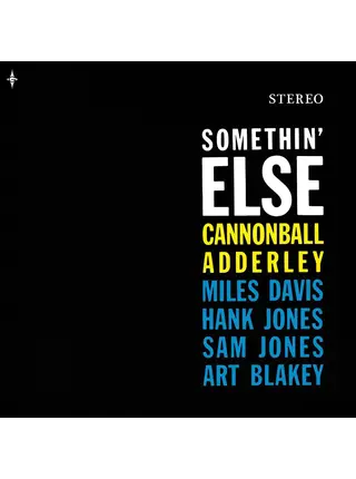 Cannonball Adderley "Something' Else" 180 Gram Vinyl with Bonus Track Yellow Vinyl