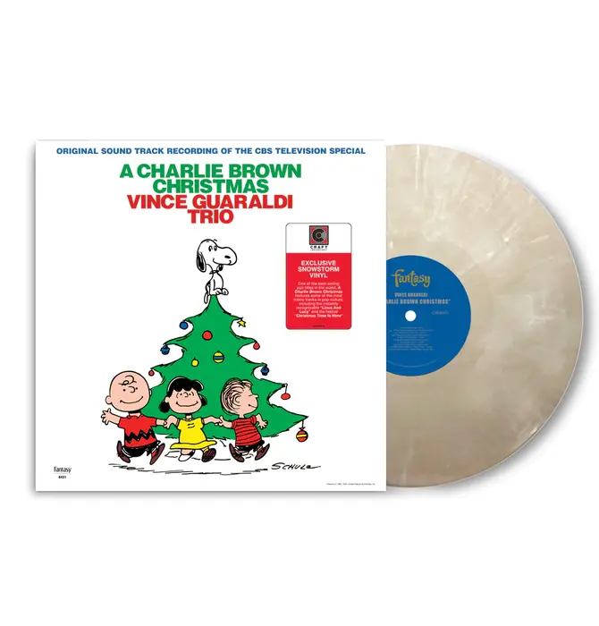 A Charlie Brown Christmas -Original Soundtrack by Vince Guaraldi Trio Exclusive Snowstorm Colored Vinyl