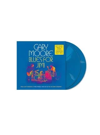 Gary Moore "Blues for Jimi" Turquoise Blue Vinyl ( 2 LP's )