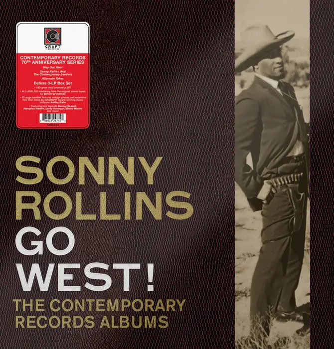 Sonny Rollins "Go West! The Contemporary Records Album 70th. Anniversary Deluxe 3 LP Set
