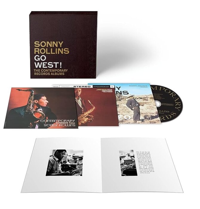 Sonny Rollins "Go West! The Contemporary Records Album 70th. Anniversary Deluxe 3 LP Set