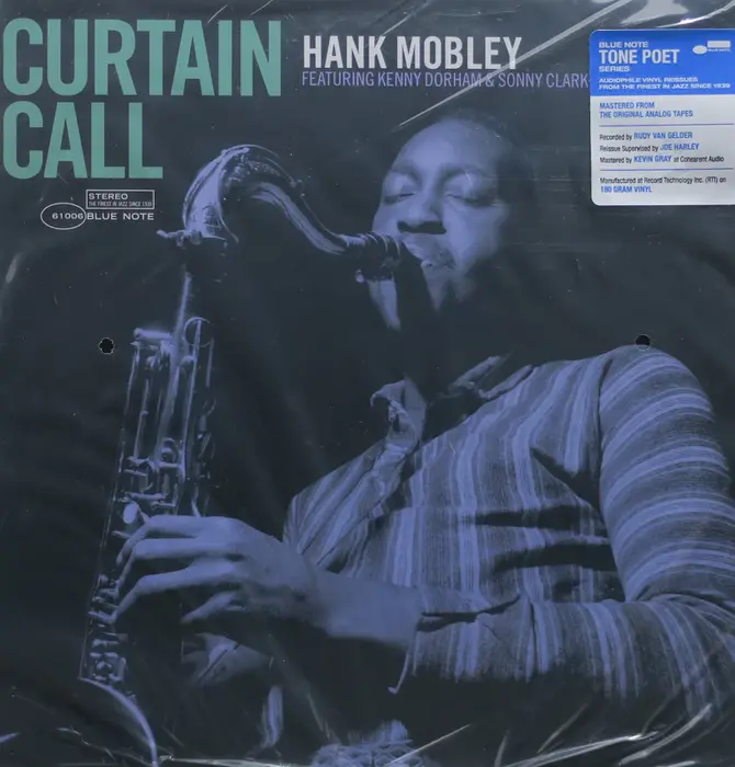 Hank Mobley "Curtain Call" Blue Note Tone Poet Series 180 Gram Vinyl