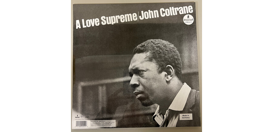 John Coltrane "A Love Supreme" Gatefold Edition ( Blue Vinyl )