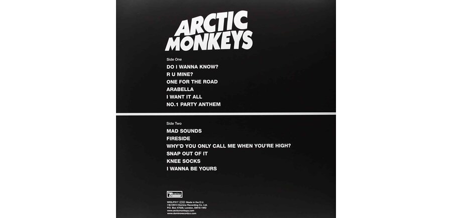 Arctic Monkeys "AM" Vinyl