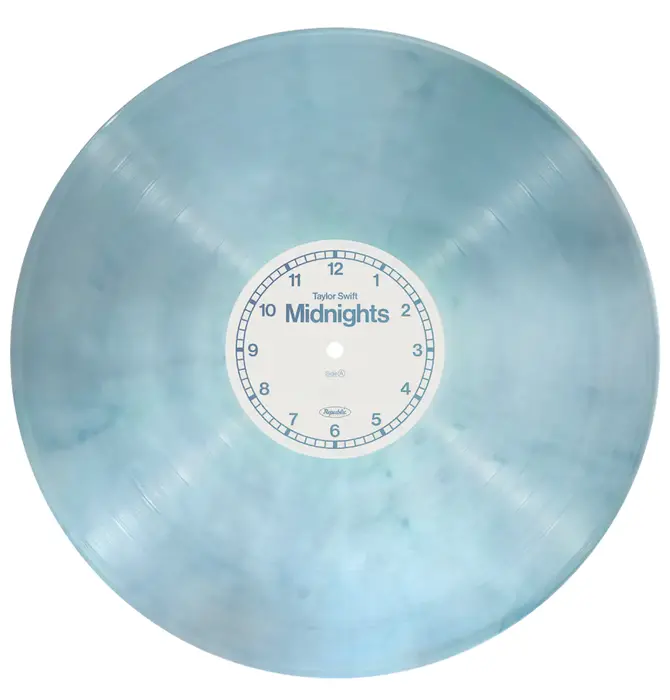 Taylor Swift "Midnights" Moonstone Blue Marbled Edition Vinyl