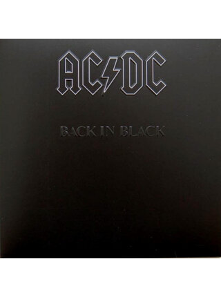 AC/DC "Back in Black" Remastered  180 Gram Vinyl Embossed
