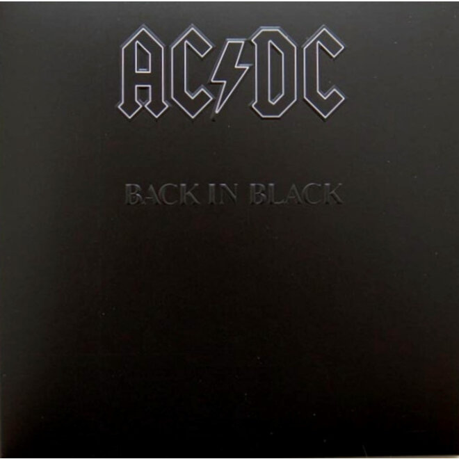 AC/DC "Back in Black" Remastered  180 Gram Vinyl Embossed