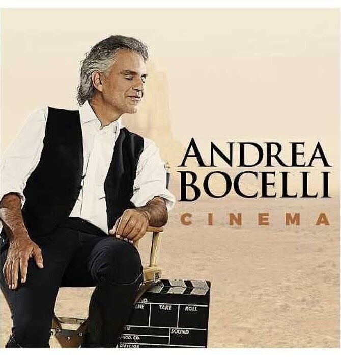 Andrea Bocelli "Cinema" 2 LP Limited Edition Vinyl