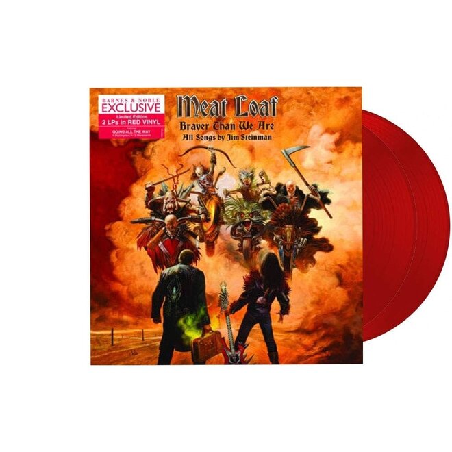Meat Loaf "Braver Than We Are" 2 LP Limited Edition Red Vinyl
