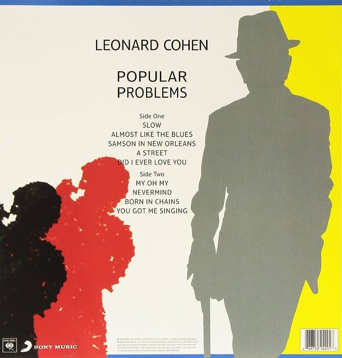 Leonard Cohen "Popular Problems" 180 Gram Vinyl