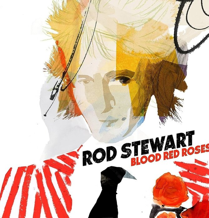 Rod Stewart "Blood Red Roses" 2 LP Vinyl  Import