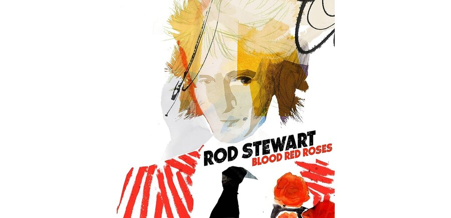 Rod Stewart "Blood Red Roses" 2 LP Vinyl  Import