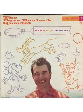 The Dave Brubeck Quartet - "Dave Digs Disney" 180 Gram Vinyl