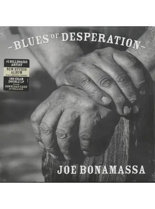 Joe Bonamassa "Blues Of Desperation" 180 Gram Silver Vinyl 2LP Gatefold Jacket