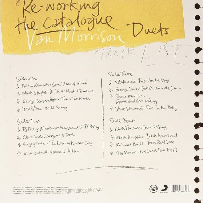 Van Morrison "Duets - Re-working The Catalogue" Deluxe Vinyl