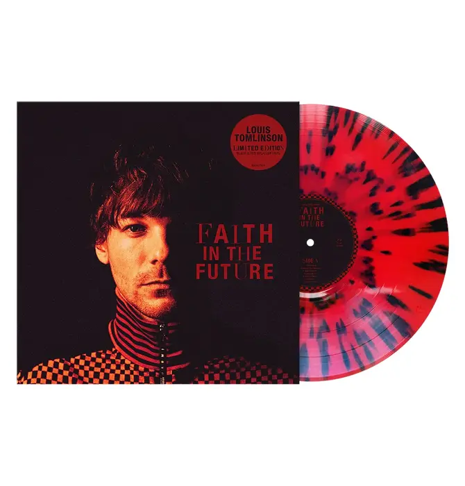 Louis Tomlinson "Faith In The Future" Limited Edition Black / Red Splatter Vinyl