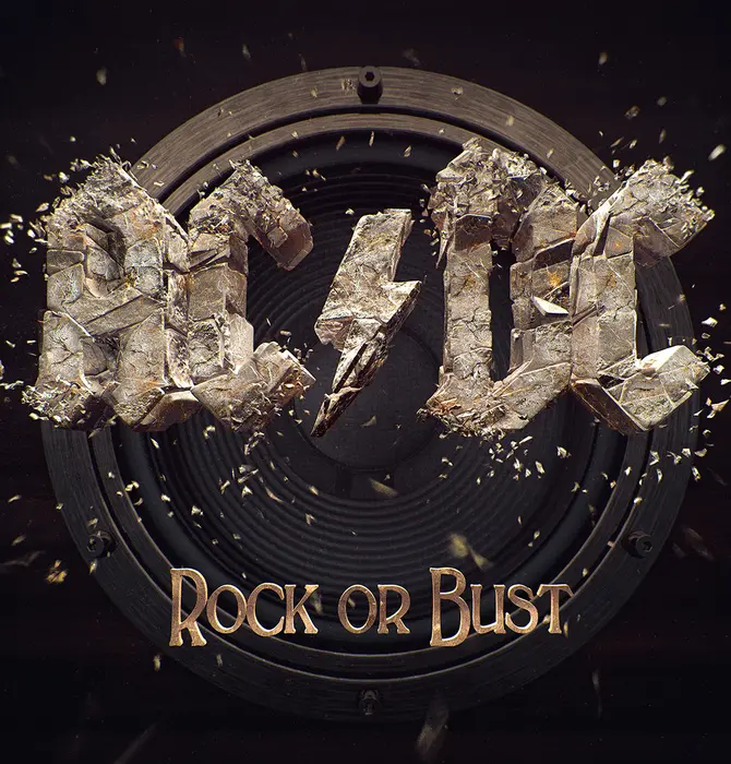 AC/DC "Rock Or Bust" 180 Gram Vinyl, Gatefold LP Jacket