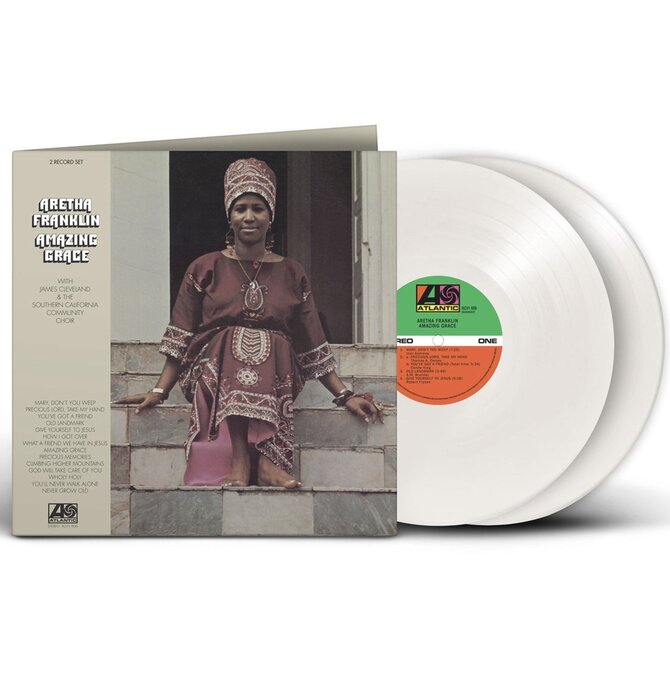 Aretha Franklin Amazing Grace 50th Anniversary Limited Edition White Vinyl ( 2 LP )