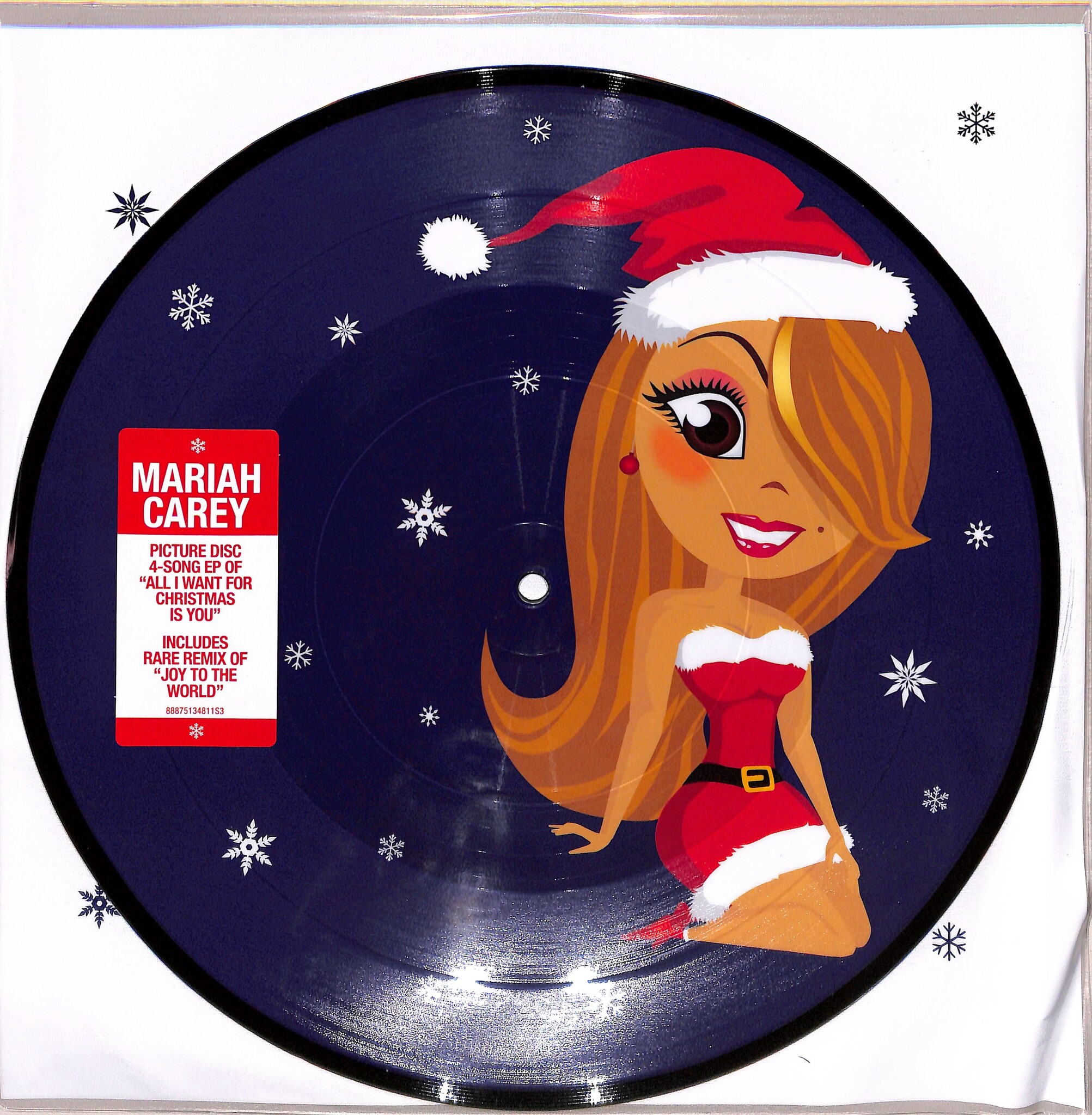 Mariah Carey All I Want For Christmas Is You Picture Disc Vinyl