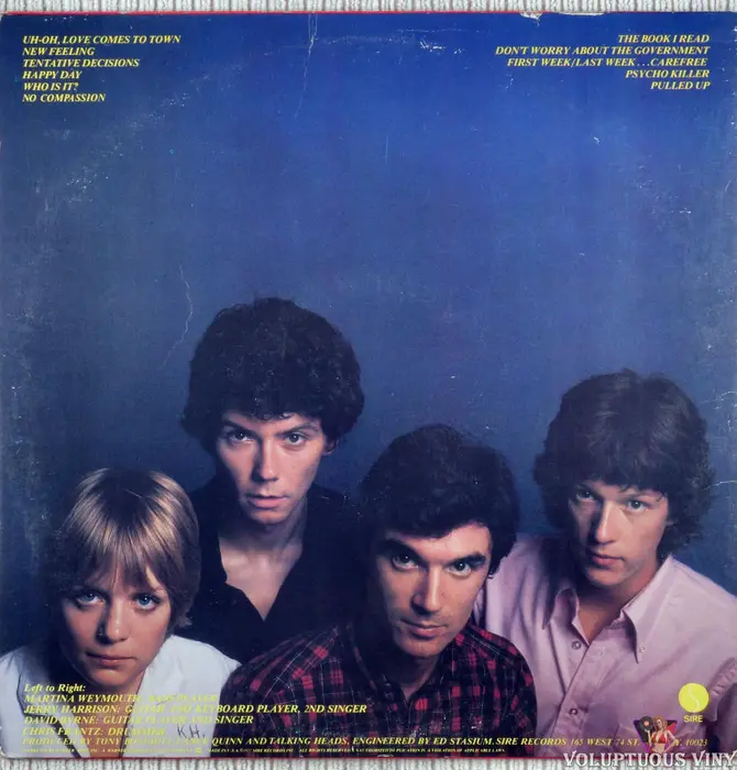 Talking Heads: 77 , 180 Gram Vinyl