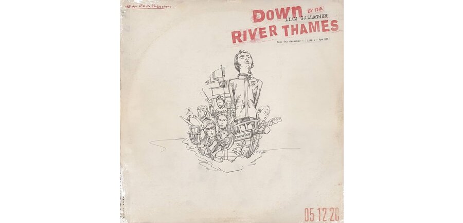 Liam Gallagher - Down By The River Thames , Limited Edition Double Orange Vinyl