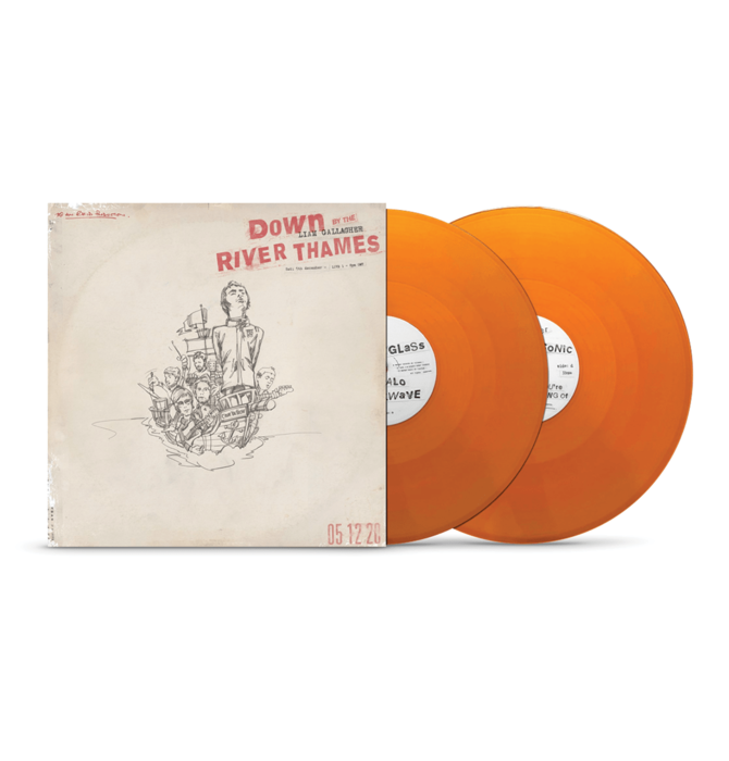 Liam Gallagher - Down By The River Thames , Limited Edition Double Orange Vinyl