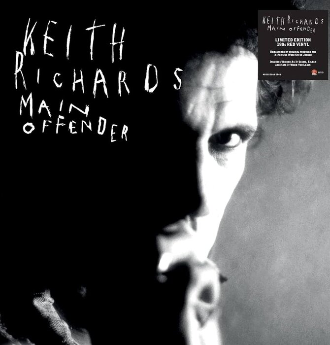 Keith Richards Main Offender Red Vinyl
