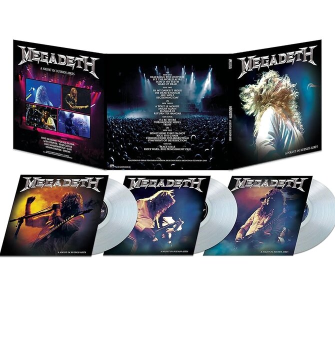 Megadeth - A Night In Bueno Aires , Triple 180 Gram Vinyl