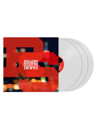 Rolling Stones - Licked Live In NYC , Limited Edition White 180 Gram Vinyl 3 LP Set