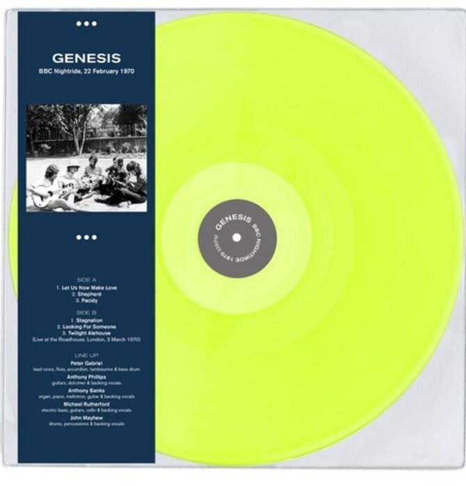 Genesis - BBC Nightride February 22. 1970 , Limited Edition Yellow Vinyl LP