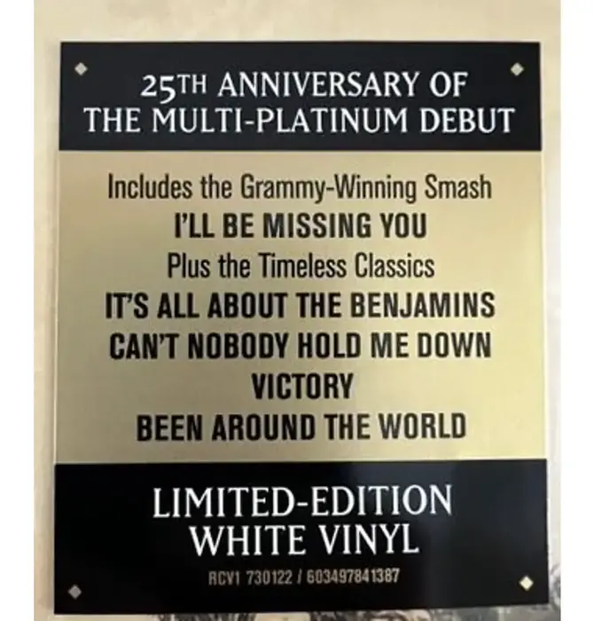 Puff Daddy & The Family No Way Out - 25th Anniversary Limited Edition, White 2 x LP Vinyl