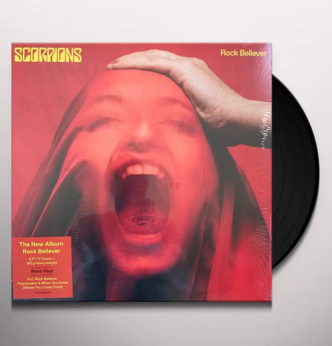 Scorpions - Rock Believer , 2 LP Limited Edition 180 Gram Vinyl in Deluxe Gatefold Jacket