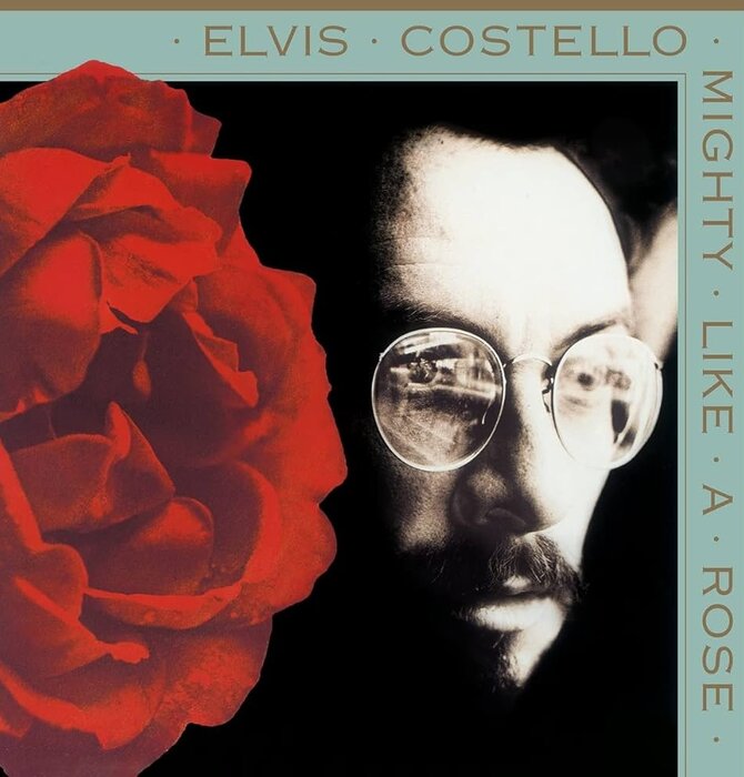 Elvis Costello - Mighty Like A Rose , 180 Gram Numbered Limited Edition Gold Vinyl , Only 2500 Copies