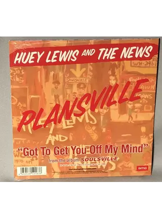 Huey Lewis & The News Plansville Exclusive Black Opaque 7" Vinyl