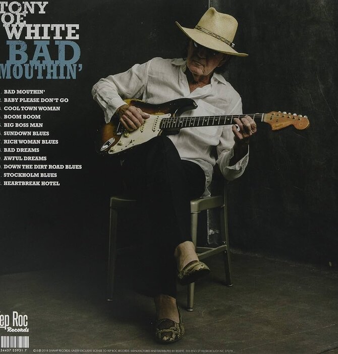 Tony Joe White Bad Mouthin' Limited Edition White Vinyl